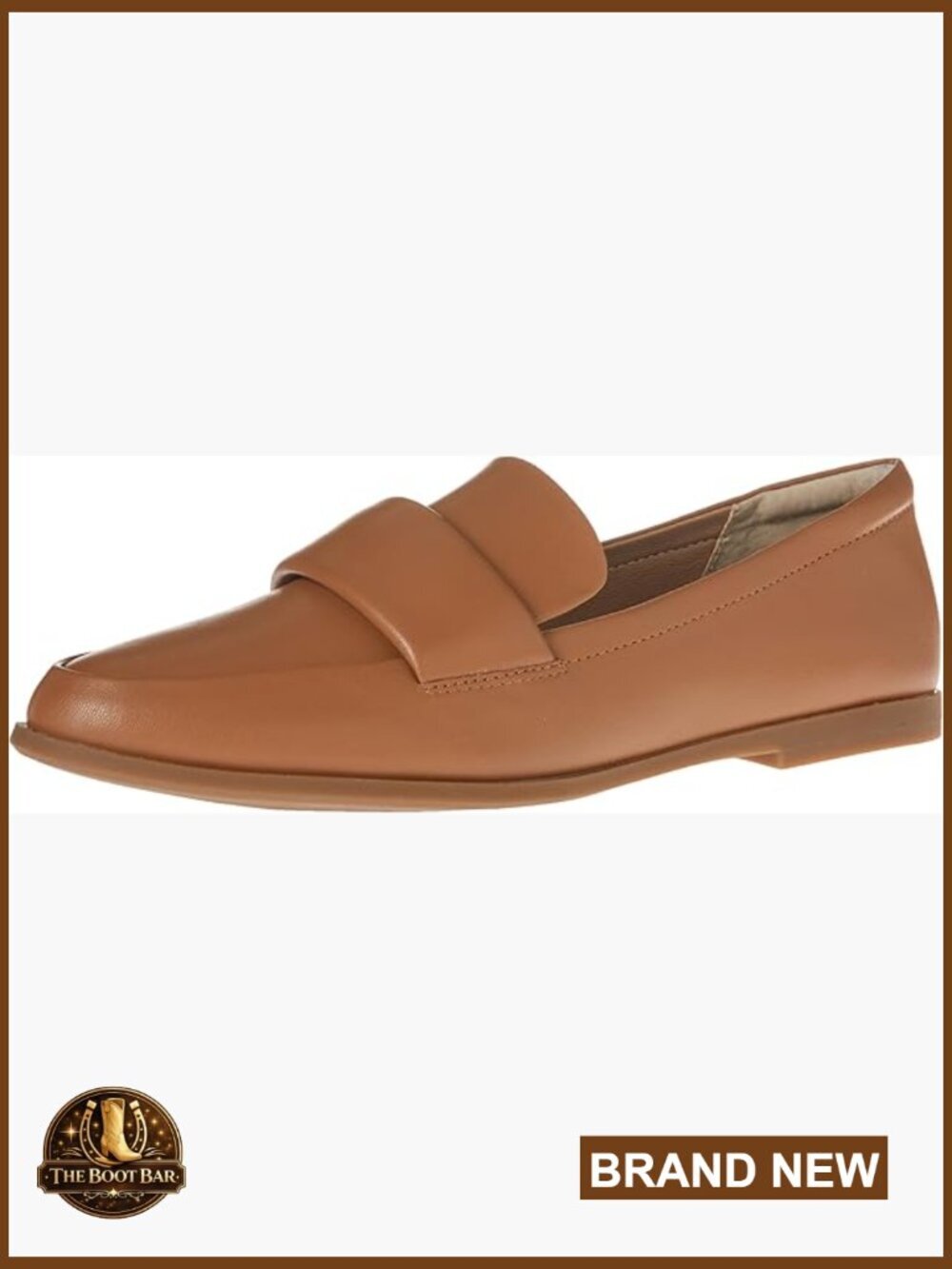Women's Soft Almond Toe Loafer with Memory Foam Insole